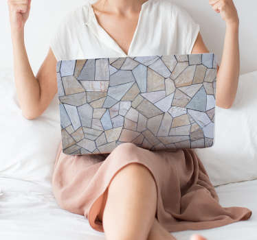 Pc sticker estilo mármore - TenStickers