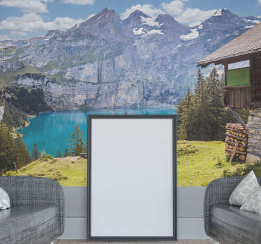 Vinilo montaña paisaje - TenVinilo