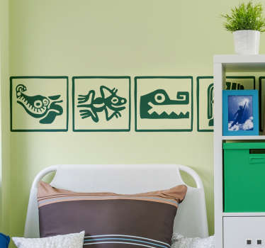 Mayan tribe child wall art sticker - TenStickers