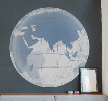 Wandtattoo klassischer Globus - TenStickers