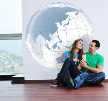 Pacific Ocean Transparent Sticker - TenStickers