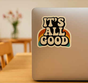 Laptop sticker motivatie tekst - TenStickers