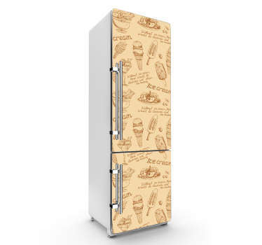 Sticker frigo vintage - TenStickers