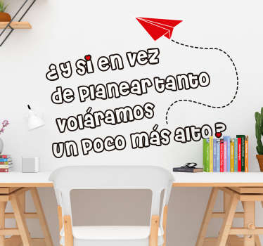 Vinilo Mafalda texto - TenVinilo