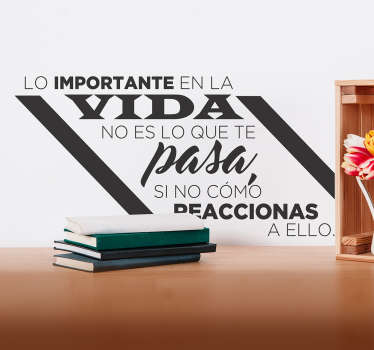 Vinilos decorativos citas motivación - TenVinilo