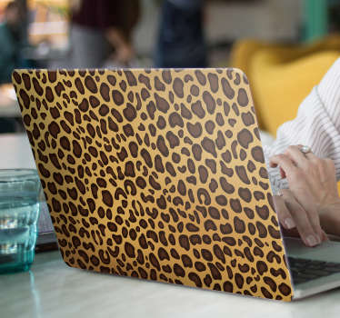 Autocolant de laptop pentru piele pantera - TenStickers