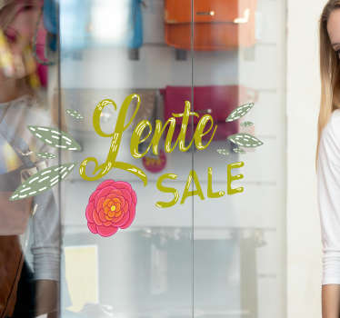 Sale sticker lente - TenStickers