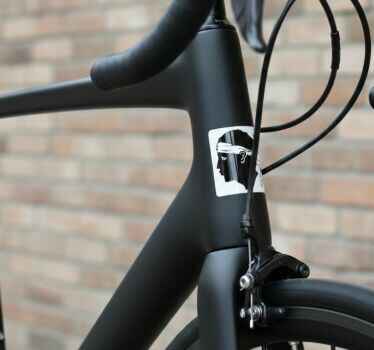 Sticker vélo design drapeau de la corse - TenStickers