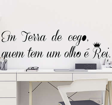 Autocolante parede terra de cego - TenStickers
