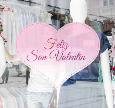 Pegatina San Valentín pegatinas personalizadas san valentin - TenVinilo