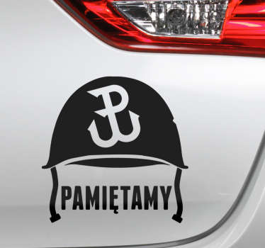 Kavga polonya araba etiketini hatırlıyoruz - TenStickers