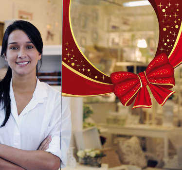 Jul bånd klistermærke - TenStickers