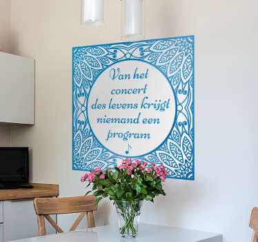 Delfts Blauw tegelsticker - TenStickers