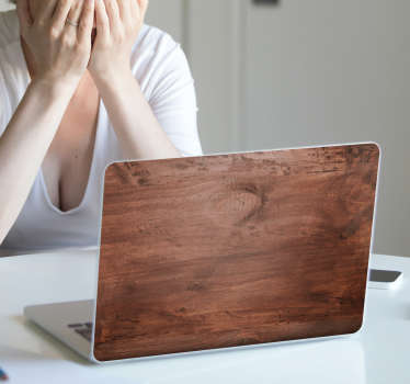 木纹笔记本贴纸 - TenStickers