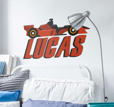 Autocolant autocolant f1 personalizat - TenStickers