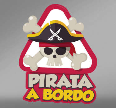 Vinilo pirata a bordo - TenVinilo