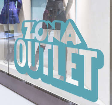 Vinilo zona outlet - TenVinilo
