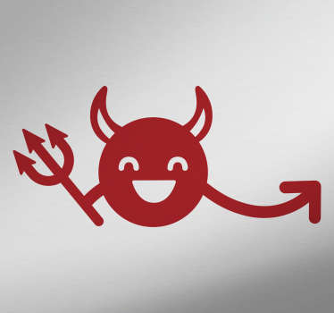 Wandtattoo lachender Teufel - TenStickers