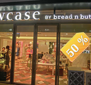 Sticker soldes étiquette de vente personnalisée - TenStickers