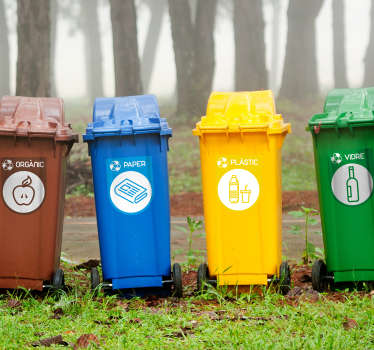 Pegatinas reciclatge catalán - TenVinilo