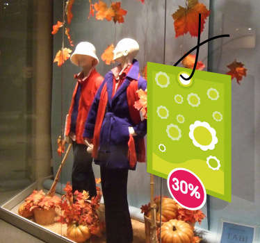 Prilagodljiva nalepka za promocijo prodaje - TenStickers