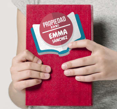 Pegatinas para libros escolares - TenVinilo