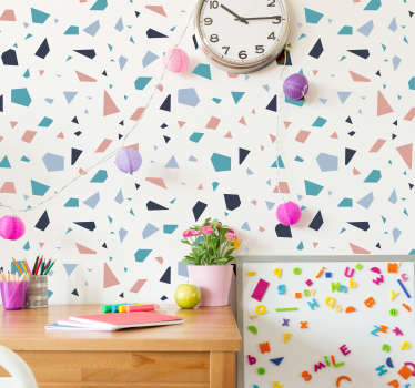 Wandtattoo bunte Terrazzo - TenStickers
