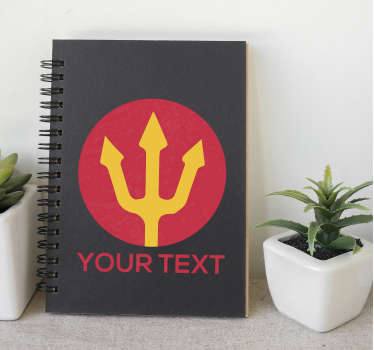 맞춤형 붉은 악마 삼지창 벽 스티커 - TenStickers