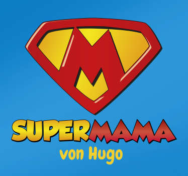 Autocolant decorativ pentru viniluri de super-erou cu personalizare text. Este ușor de aplicat și autoadeziv. îl avem în orice dimensiune doriți.