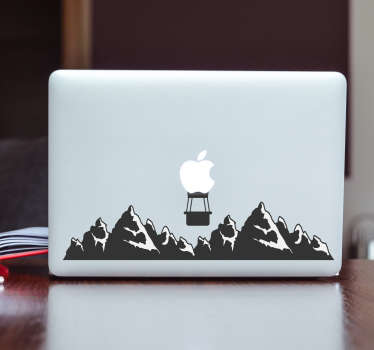 Mountains Macbook Sticker - TenStickers