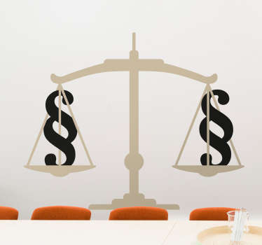 Wandtattoo Jura Paragraph - TenStickers