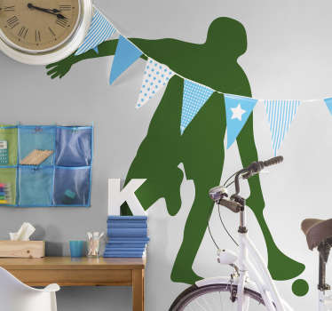 Hurling wall vinyl sticker - TenStickers