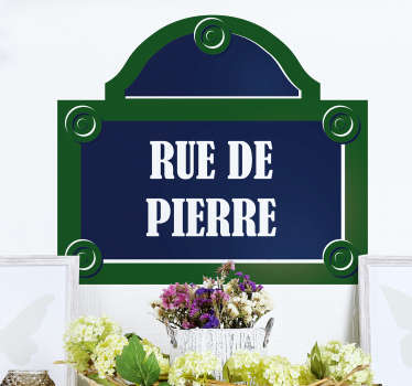custom paris street wall sticker - TenStickers