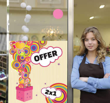 Surprise Mystery Offer Cusomisable Decal - TenStickers