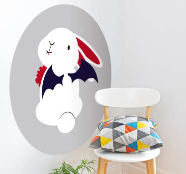 Wandtattoo Halloween Hase Fledermaus Halloween - TenStickers
