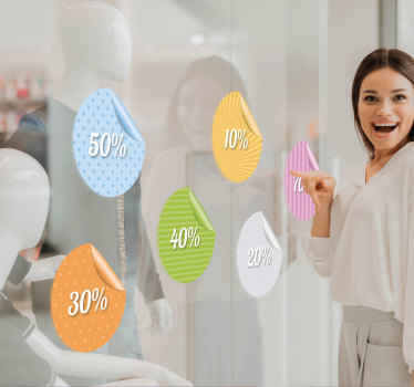 Vinilo kit diseño etiquetas dobladas - TenVinilo