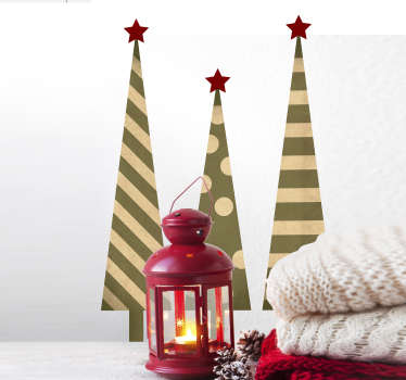 Alternative Christmas Trees Sticker - TenStickers