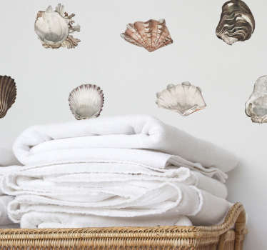 Seashells Wall Sticker Collection - TenStickers