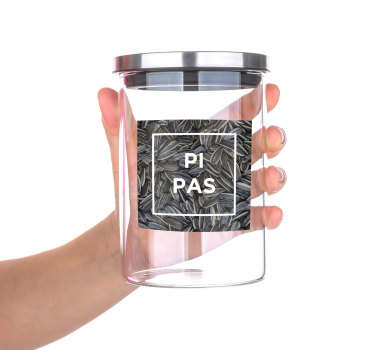 Fındık ev metin duvar sticker - TenStickers