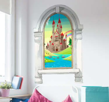 Fairy-tale Landscape Wall Sticker - TenStickers