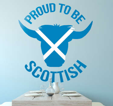 Proud to be Scottish Wall Sticker - TenStickers