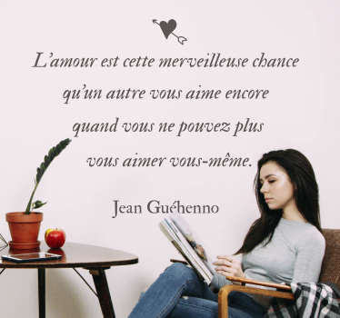 美丽的爱情短语文学墙贴 - TenStickers