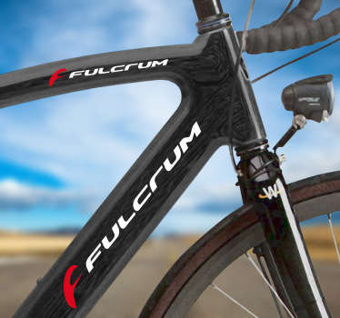 Se és um grande fã da marca Fulcrum Wheels agora já podes decorar a tua bicicleta com o seu logo com este autocolante decorativo para bicicletas.