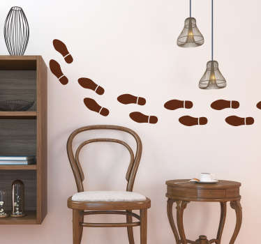 Sticker Mural Trace de Pas - TenStickers