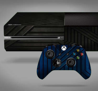 Schwarz metallischer Xbox Aufkleber - TenStickers