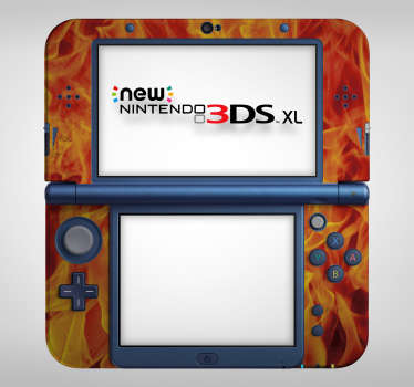 Fire Nintendo Skin Sticker - TenStickers