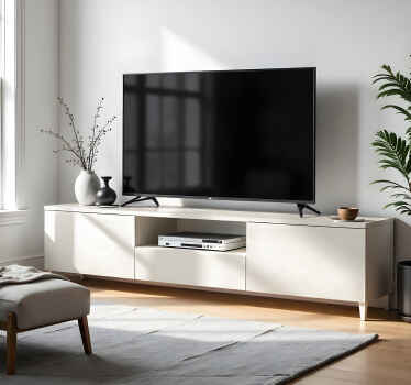 Vinilo para mueble diseño danzón de nubes - TenVinilo