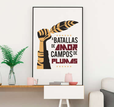 Vinilo original frase de amor - TenVinilo