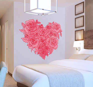 Valentine´s Day Heart Wall Sticker - TenStickers