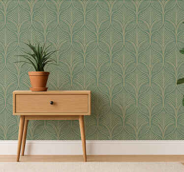 Woonkamer muursticker lineaire groef - TenStickers